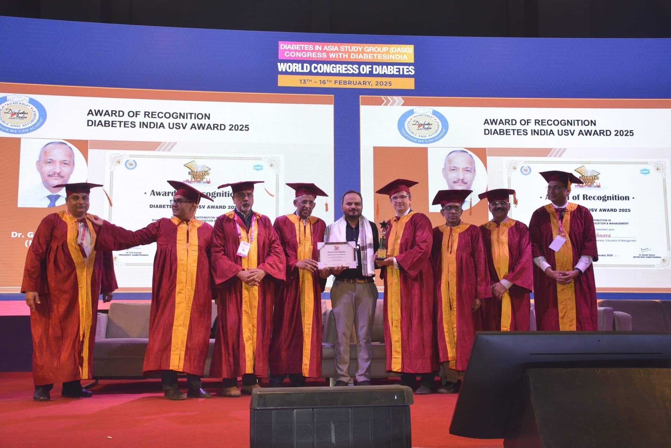 Diabetes India USV Award 2025 - World Congress of Diabetes